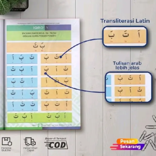 Iqro Milenial QR Code A5 Soft Cover Full Color Disertai QR Code Di Setiap Halaman Penerbit AlQosbah Bonus Kalam Ngaji | Buku IQRO Anak Edisi Millenial Soft Cover Ukuran Sedang A5 AlQosbah Asli Original Soft Cover 1