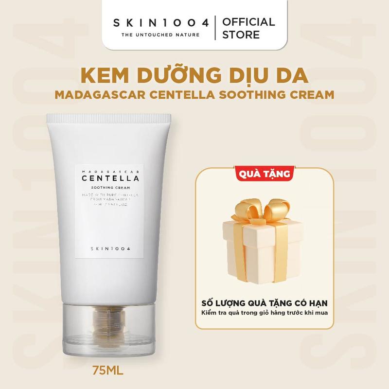   LS  SKIN1004 Kem Dưỡng Ẩm Da cho da dầu Madagascar Centella Soothing Cream 75ml 30ml 