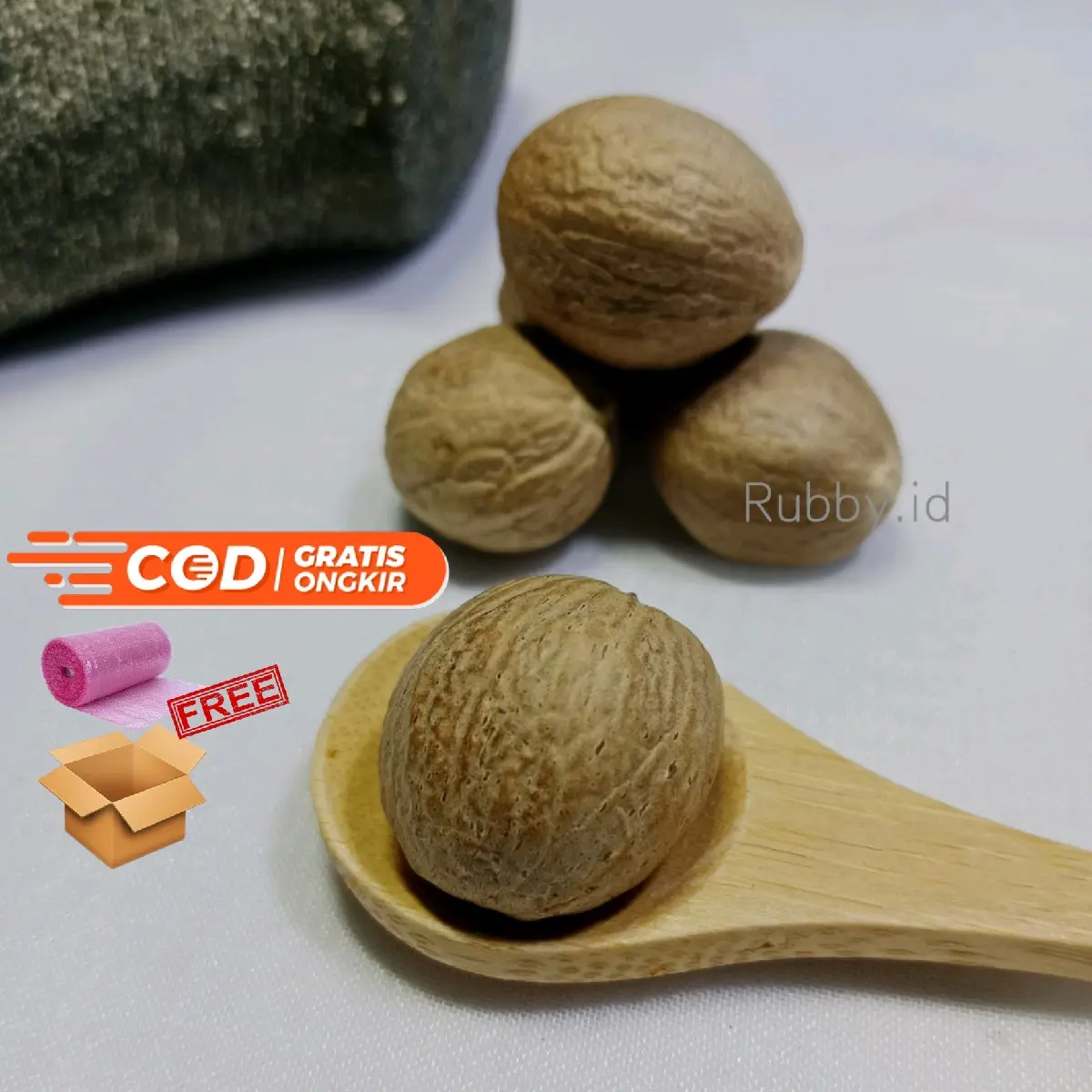Biji Pala Bersih / Rempah-rempah / Bumbu Masak / Herbal