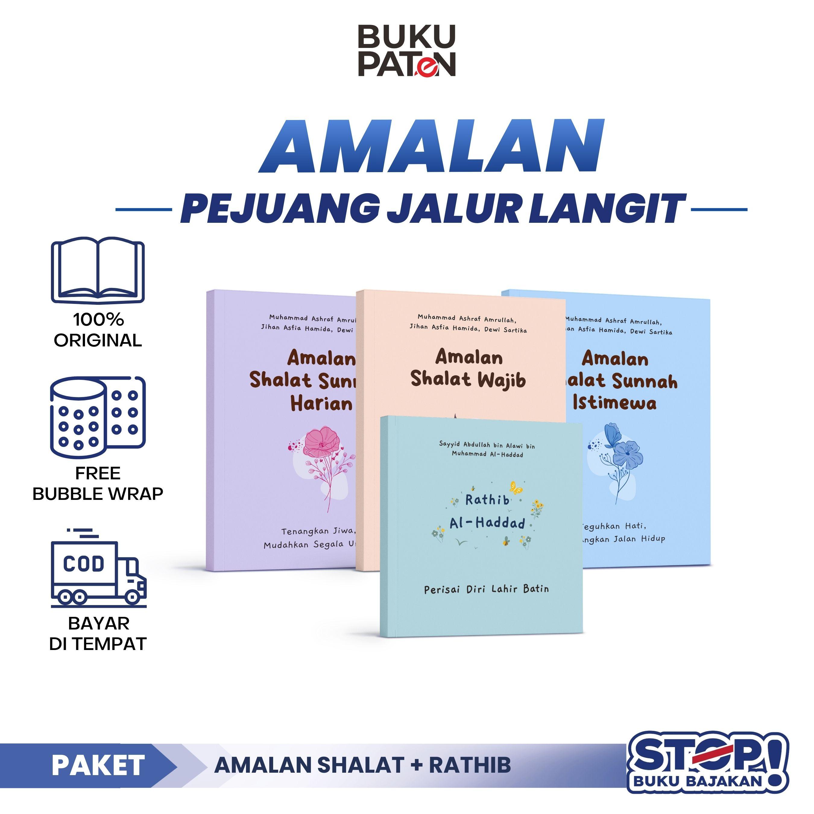 (PRE ORDER) AMALAN PEJUANG JALUR LANGIT: Bundling 3 Buku Amalan Shalat dan Ratib Al Haddad