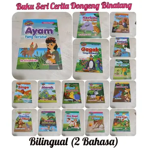 Buku Dongeng Anak Cerita Binatang (2Bahasa) - SJ serba Jaya Books