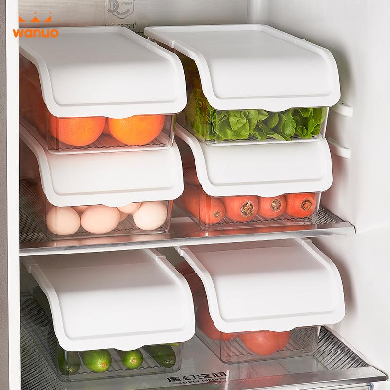 Hộp đựng đồ tủ lạnh, dụng cụ sắp xếp đồ đạc thần kỳ, hộp có nắp đậy dùng trong bếp, hộp lưu trữ, hộp sắp xếp, hộp bảo quản trứng và thực phẩm.