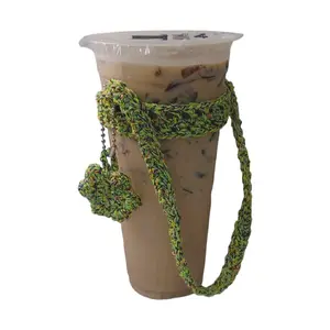 Strap Cup Holder Rajut/ cover botol minum dan cup minuman