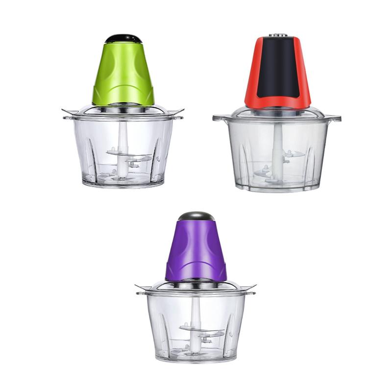 Electric Multipurpose 4 blade Blender Meat Grinder 2liter Household Electric Meat Grinders High Power Meat Chopper