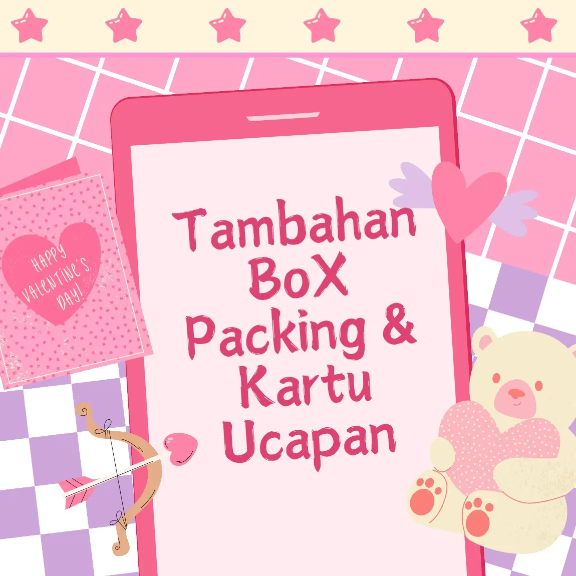 Tambahan Box Packging dan Kartu Ucapan