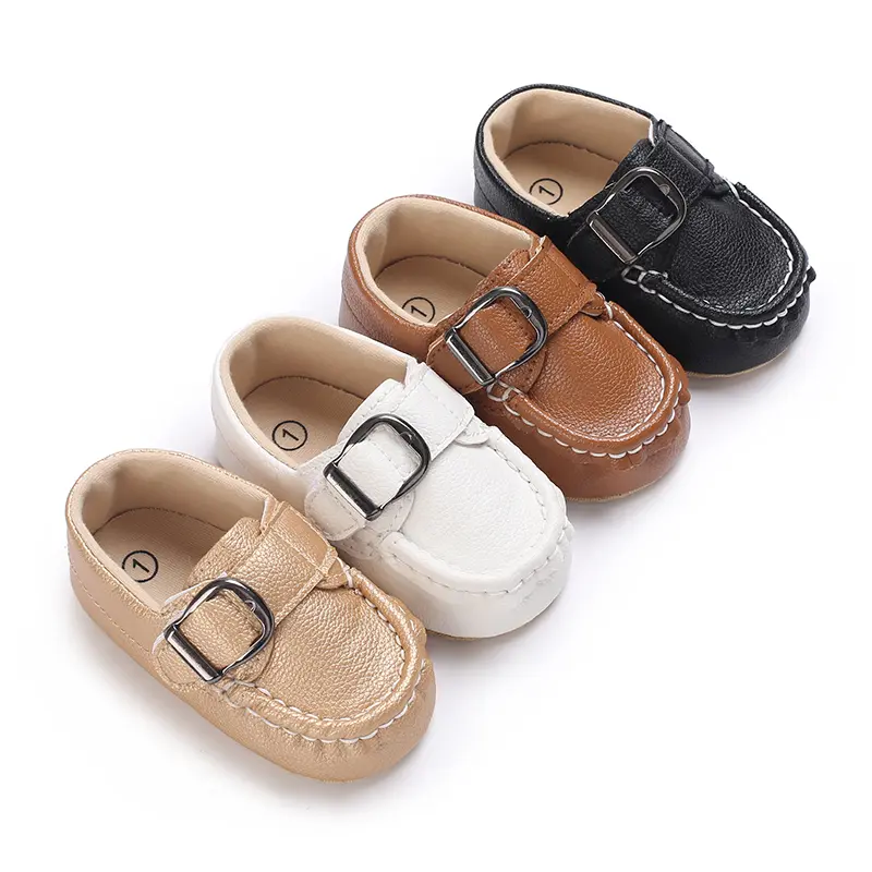Giày Da Moccasins, Cho Mùa Lò Xo Và Mùa Thu, Giày Quý Ông Cho Bé Một Tuổi, Thích Hợp Cho Nam Và Nữ, Giày Trăm Ngày, Đế Mềm, Chống Trượt, Giày Đi Bộ, Giày Cho Trẻ Sơ Sinh Sandal