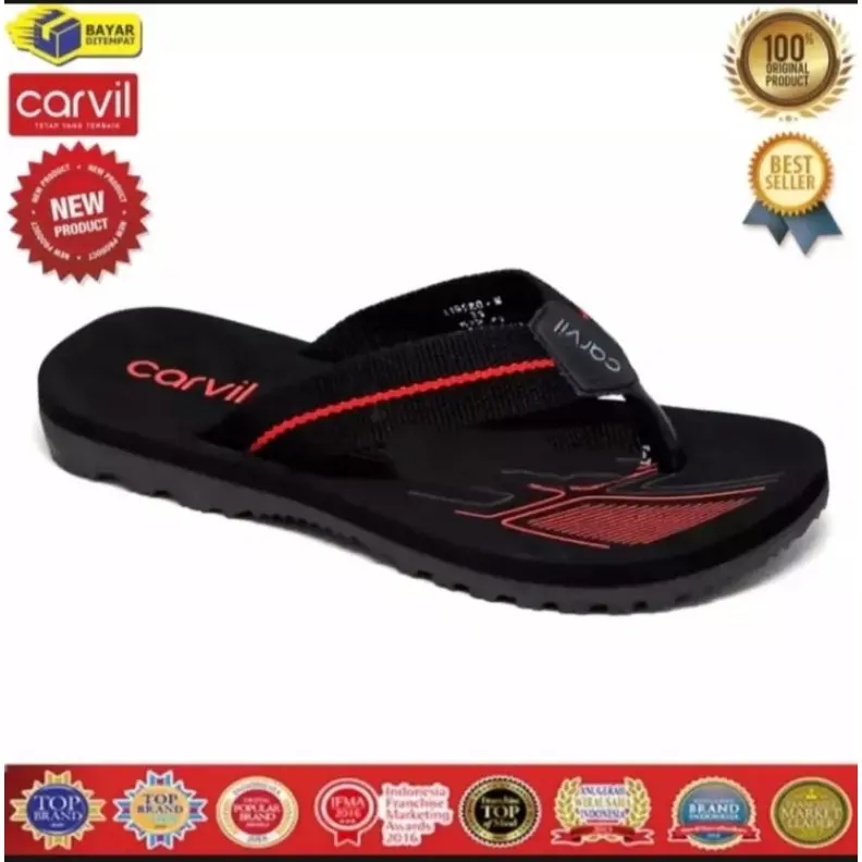 PROMO SENDAL CARVIL/SANDAL JEPIT CARVIL PRIA TERLARIS ORIGINAL 100% UK 31-43 BISA BAYAR DITEMPAT 5