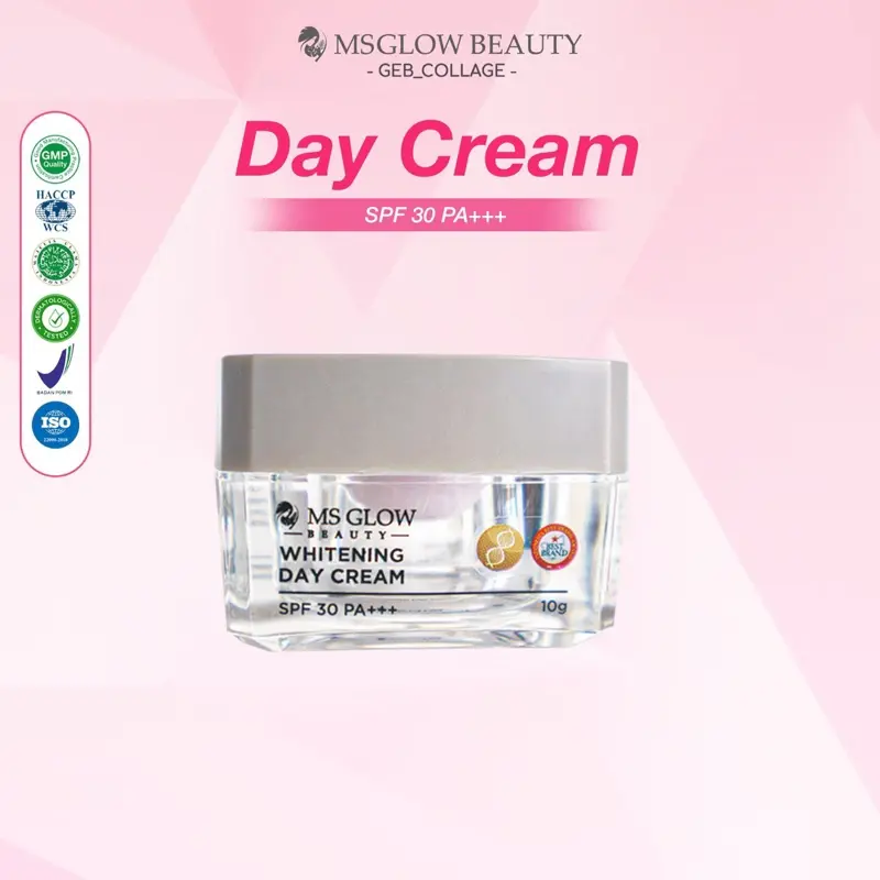 Msglow Daycream Perawatan Wajah Mencerahkan dengan SPF 30 Anti Komedogenic 0