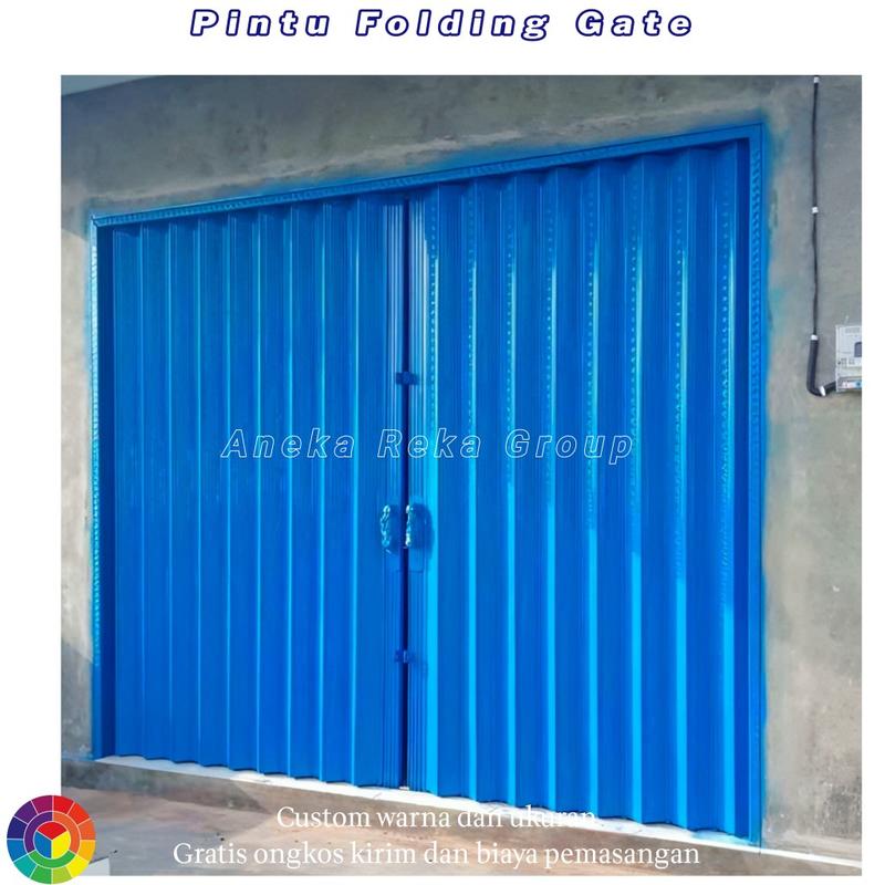 Product Introduction of Folding gate rolling door pintu pengaman ruko/kios garasi pintu harmonika custom sesuai ukuran sliding Besi pintu garasi mobil pintu gerbang 35