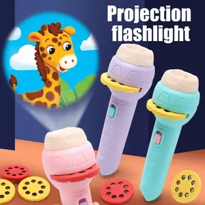 Mainan Proyektor Anak Senter Lampu Malam 24 Gambar / Flashlight Projector Torch Lamp Fun Flashlight Plastik Toys