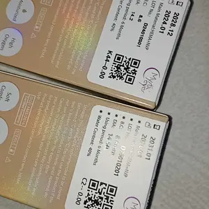 [Beli 1 Gratis 2] Mysticeys Softlens Mata Lensa Kontak NATURAL LOOK 14.0mm-14.5mm (NORMAL) ：1 pasang Softlens +Air Pencuci Softlens 60ml+Lens Case