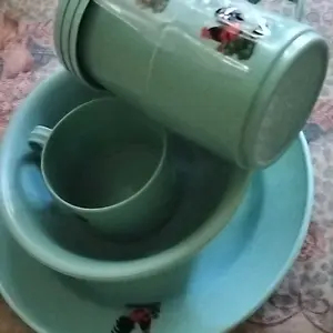 PROMO MURAH PAKET LENGKAP MANGKOK AYAM JAGO + PIRING AYAM JAGO + CANGKIR CANTIK