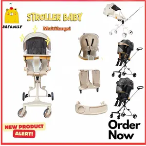 Magic Stroller Baby Multifungsi dua arah bisa dilipat Kereta dorong bayi Kursi  Roda