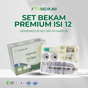 *Ready Stock* Bekam Set (Isi 12 Kop)(Pamp Bekam) Hijamah Alat Kop Bekam Cupping - MedikamHijamah