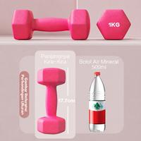 Gambar Paus Biru - Dumbell Set 1KG Barbel Sepasang Lapis PVC Latihan Beban Gym Olahraga Di Rumah Otot Lengan - 1 PCS 1KG | BIRU dari Paus Biru Indonesia Kab. Tangerang 4 Tokopedia