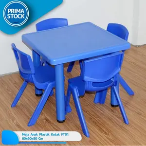 MEJA + KURSI BANGKU BELAJAR ANAK SEKOLAH TK PLAY GROUP PAUD