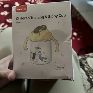 Sakumini 3in1  Botol Gelas Minum Sedotan Viral Anak-Anak Training Straw Sippy Cup Anak Bayi Anti Tumpah Anti Sedak