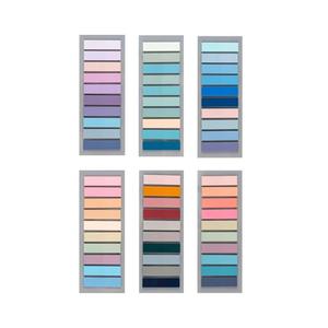6pcs Notas Adhesivas Coloridas, Marcadores de Páginas Índice Adhesivo, Pestañas Adhesivas Escribibles para Marcadores de Libros