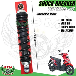 SHOCK BREAKER BELAKANG BEAT VARIO 110 SCOOPY SPACY KARBU / SHOCK BELAKANG BEAT