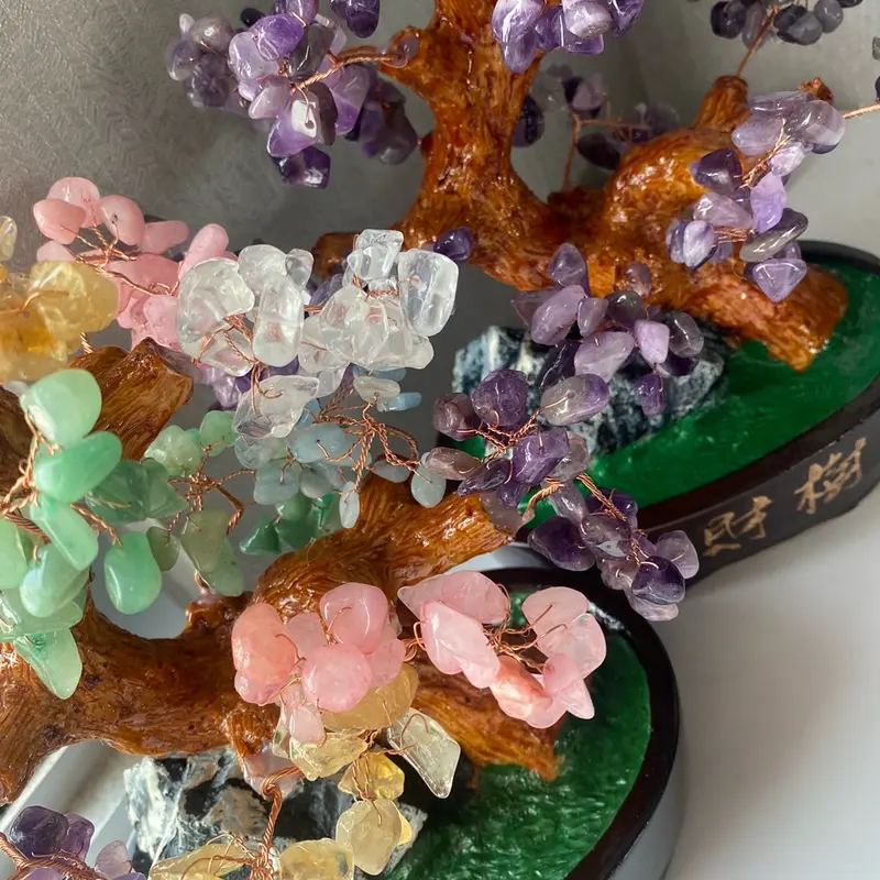Lucky crystal tree < Pohon Keberuntungan > Dekorasi Crystal 4