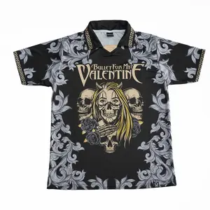 jersey Band / jersey Casual / jersey Futsal / jersey Bola / jersey vintage / jersey Clasic / jersey Retro / kaos band Sport Cepat Kering Nyaman Uniseks Olahraga bullet for my valentine