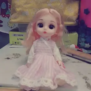 Boneka Princess Yuna 17cm Boneka Bjd Mini 17cm Mainan Bjd Putri Imut Anak Perempuan Mainan Boneka