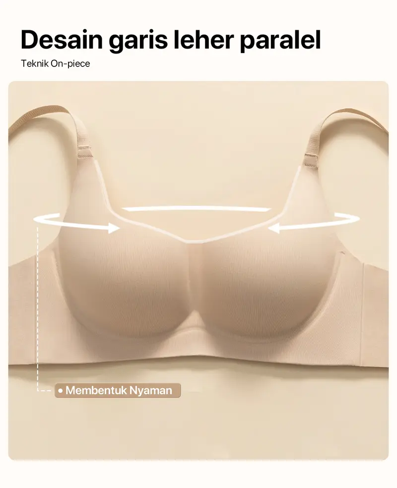 GRENEY-Gbras-Bra Cup Petak Push Up Bra Bh Wanita Seamless Tipis