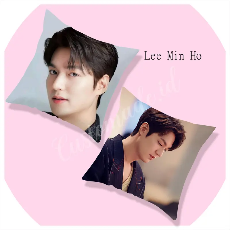 Bantal Lee Min Ho 30x30 cm/ Bantal Custom / Bantal Korea / Bantal Empuk Sarung Silikon 0