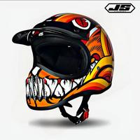Gambar J.Steady Helm Full Face JS Cakil Cewek/Cowok Paket Ganteng Helm Cross Trail Dewasa Kece Motorcycle Sporty Motif Dragon Perlindungan Maksimal - Black glossy motif dragon , ALL SIZE dari JS OFFICIAL_NEW Kab. Tangerang 3 Tokopedia