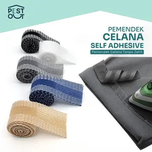 Lem Jeans 1M Pemendek Celana Jeans Tanpa Jahit Ukuran 100CM Pant Edge Shorten Self Adhesive