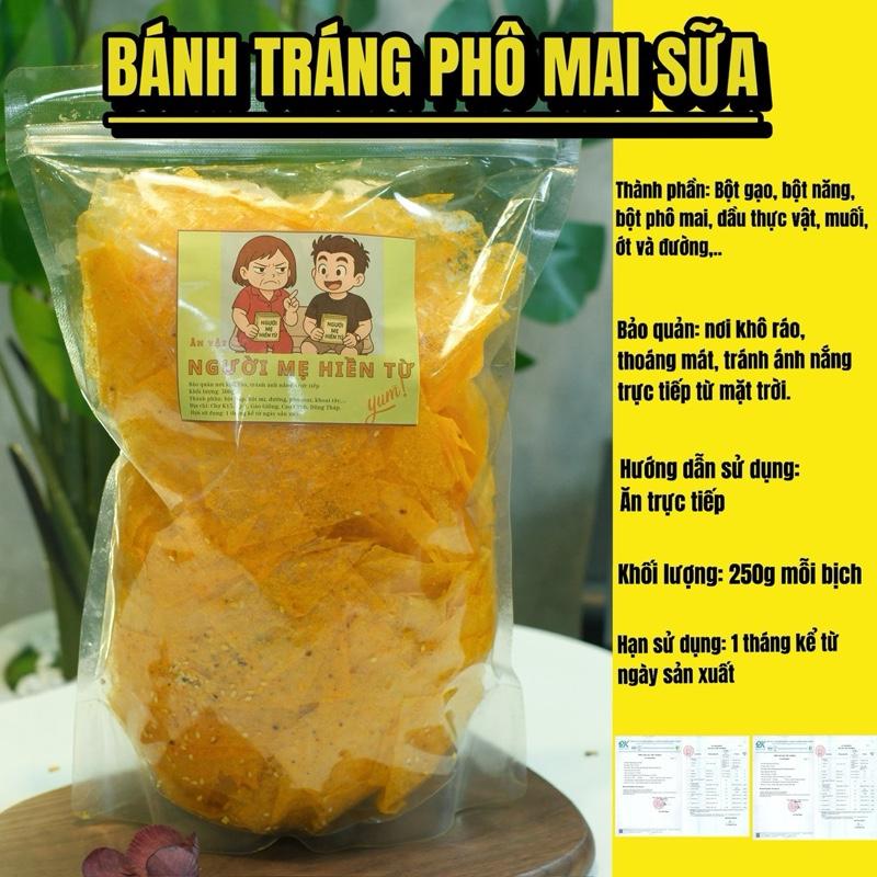 500gr Bánh tráng vuông Phô mai Tôm hành lá