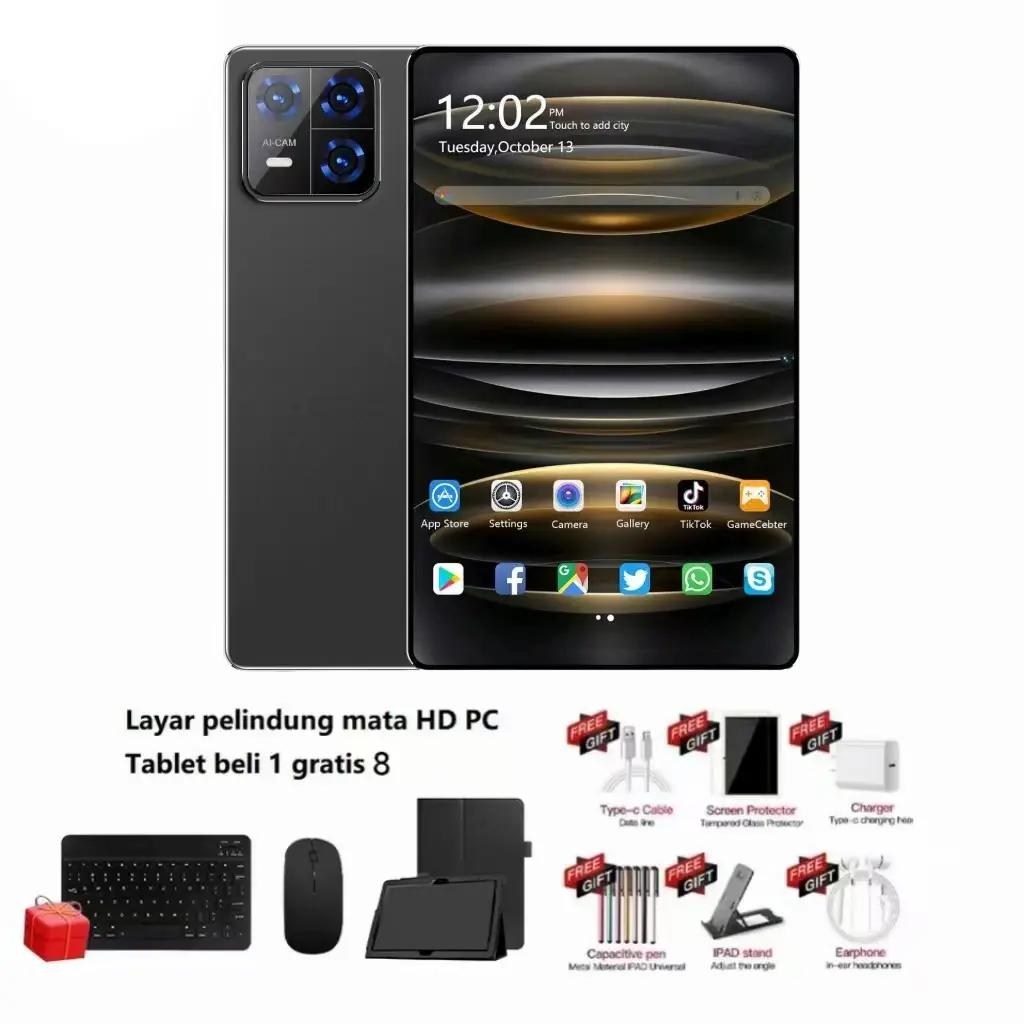 Ungu+Keyboard Bluetooth