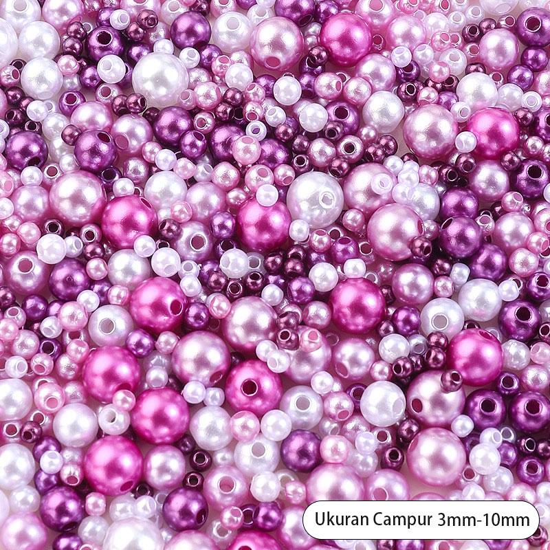 QIAO – Mix Size DIY Craft Beads 1000 pcs | Bahan Aksesoris untuk Gelang, Kalung & Dekorasi