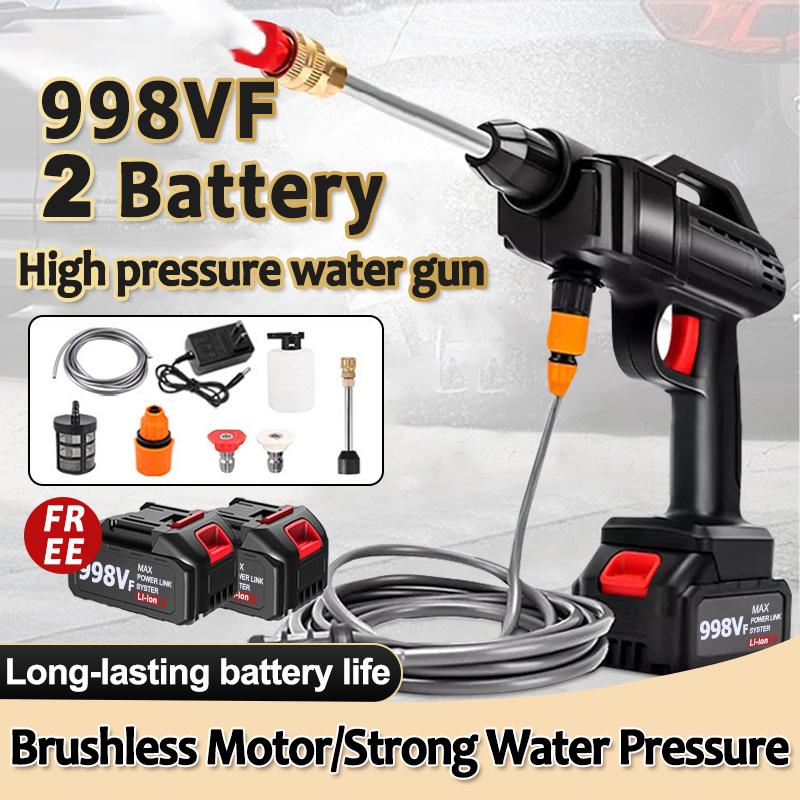 Wireless Car Washer 998VF LithiumBattery Portable High Pressure Washer CleanWater Gun Gun Washers Portable Cordless water jet gun wireless car washer eectric high pressure cleaner jet Wireless car washing