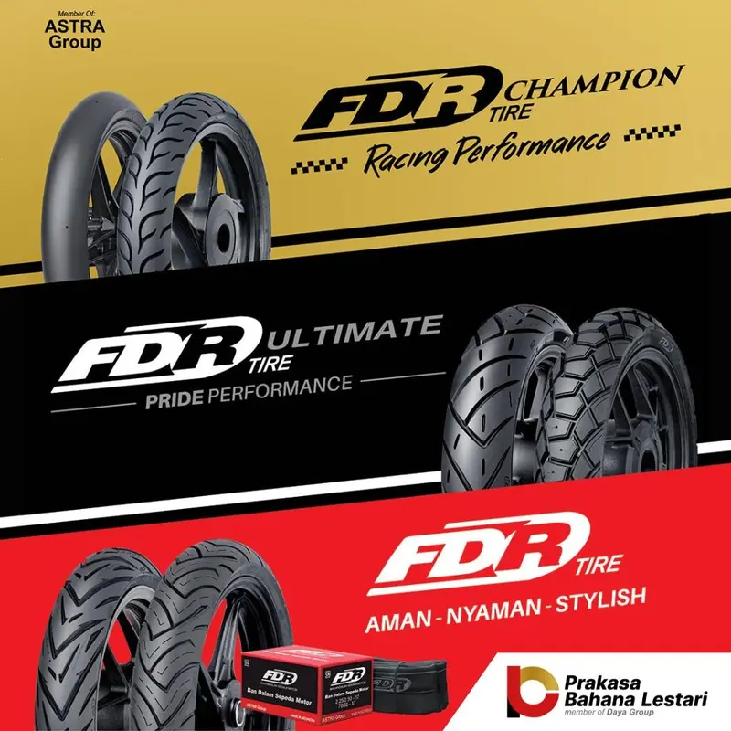FDR TL SPORT ZEVO Ring 14 Ban Motor Tubeless 3