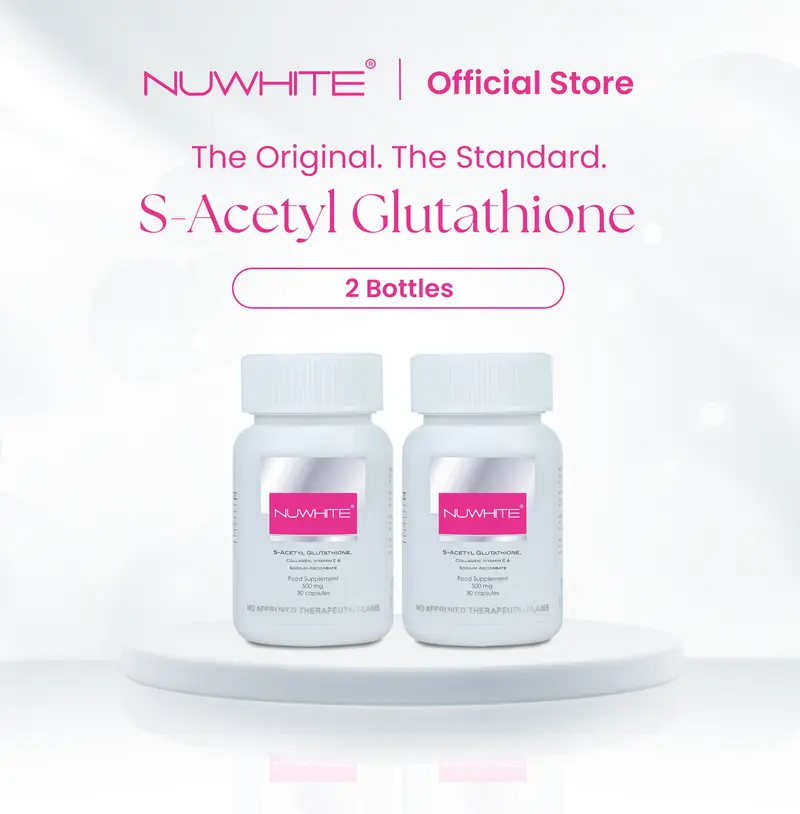 nuwhite glutathione watsons What makes the Perfect Pair Package, the Perfect Pickup on your next haul? Simple: It's the power of two, packed in one bundle for you! #nuwhite #watsons #sacetylglutathione #theoriginalSAG #thefirstwhiteningvitaminc met glutathione vs watsons glutathione