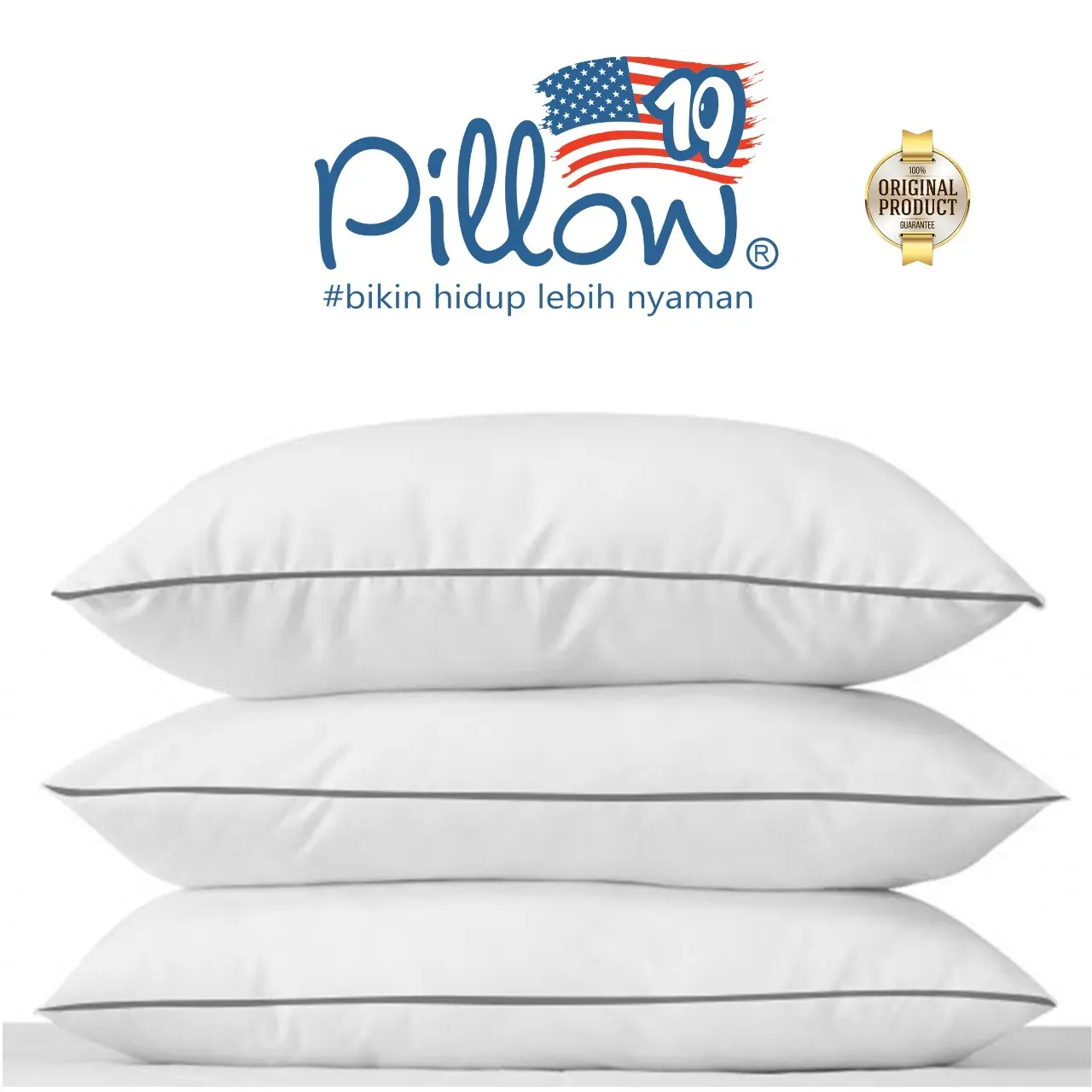 109 Pillow - Bantal Guling Tidur Hotel Terlaris - isi SILICON 100% - Bintang Bicara !!!