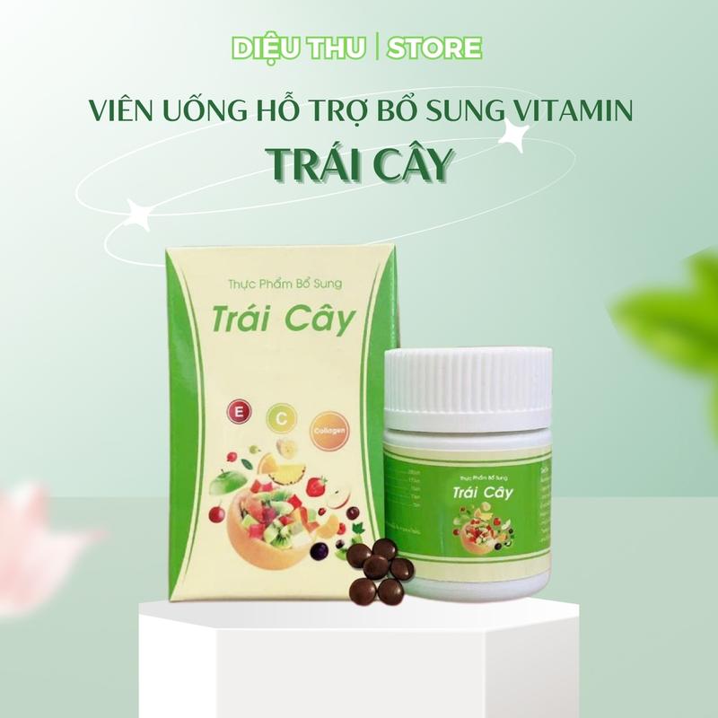 Viên Uống Trái Cây Hỗ Trợ Bổ Sung Vitamin Và Khoáng Chất Từ Trái Cây Thiên Nhiên Tốt Cho Sức Khỏe Hộp 15 Viên Dành Cho Người Lớn