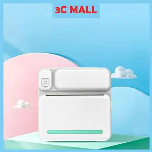 Ready Stock Mini Printer Portable Thermal Printing Machine Bluetooth Mini Foto Gambar Label Printer untuk Android iOS