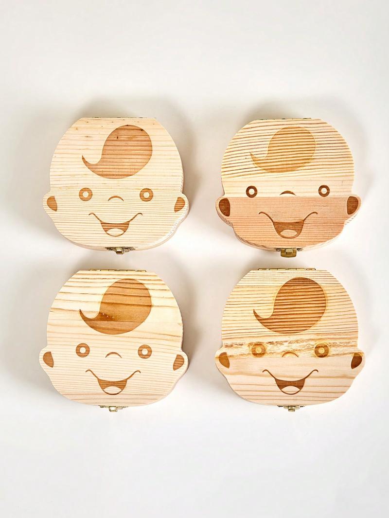 Product Introduction of Wooden children's baby teeth box, children's replacement teeth storage box, baby teeth replacement souvenir box, collection of teeth storage souvenirs 8