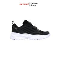 Gambar Ando Official Sepatu Sneakers Iguchi 03 V Remaja - Hitam/Putih - Hitam/Putih, 37 dari Ando Official Store Kota Bekasi 1 Tokopedia