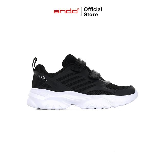 Gambar Ando Official Sepatu Sneakers Iguchi 03 V Remaja - Hitam/Putih - Hitam/Putih, 37 dari Ando Official Store Kota Bekasi 5 Tokopedia