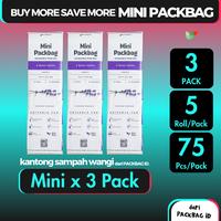 Gambar Packbag ID MINI PACKBAG Isi 3 Pack Kantong Sampah Wangi Ukuran 240x300mm Plastik Tipis Degradable 5 Roll Per Pack 75 Pcs Per Pack Aroma Lavender - 3 Mini Lavender dari PACKBAGID Kota Tangerang 1 Tokopedia