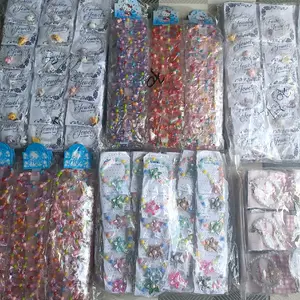 gelang kait mutiara gelang manik mote anak warna warni bunga labubu kuromi cantik murah Fashion