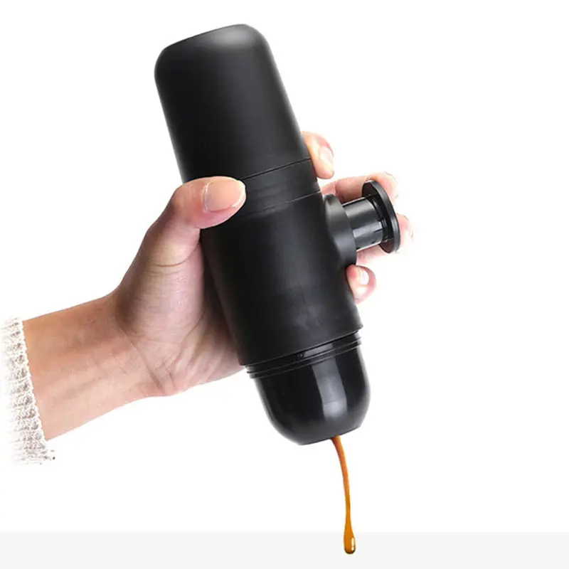 Máy pha cà phê Espresso, Cầm Tay mini, với tính năng áp suất, Máy pha cà phê Espresso Thủ Công Thích hợp để pha cà phê Thủ Công 4