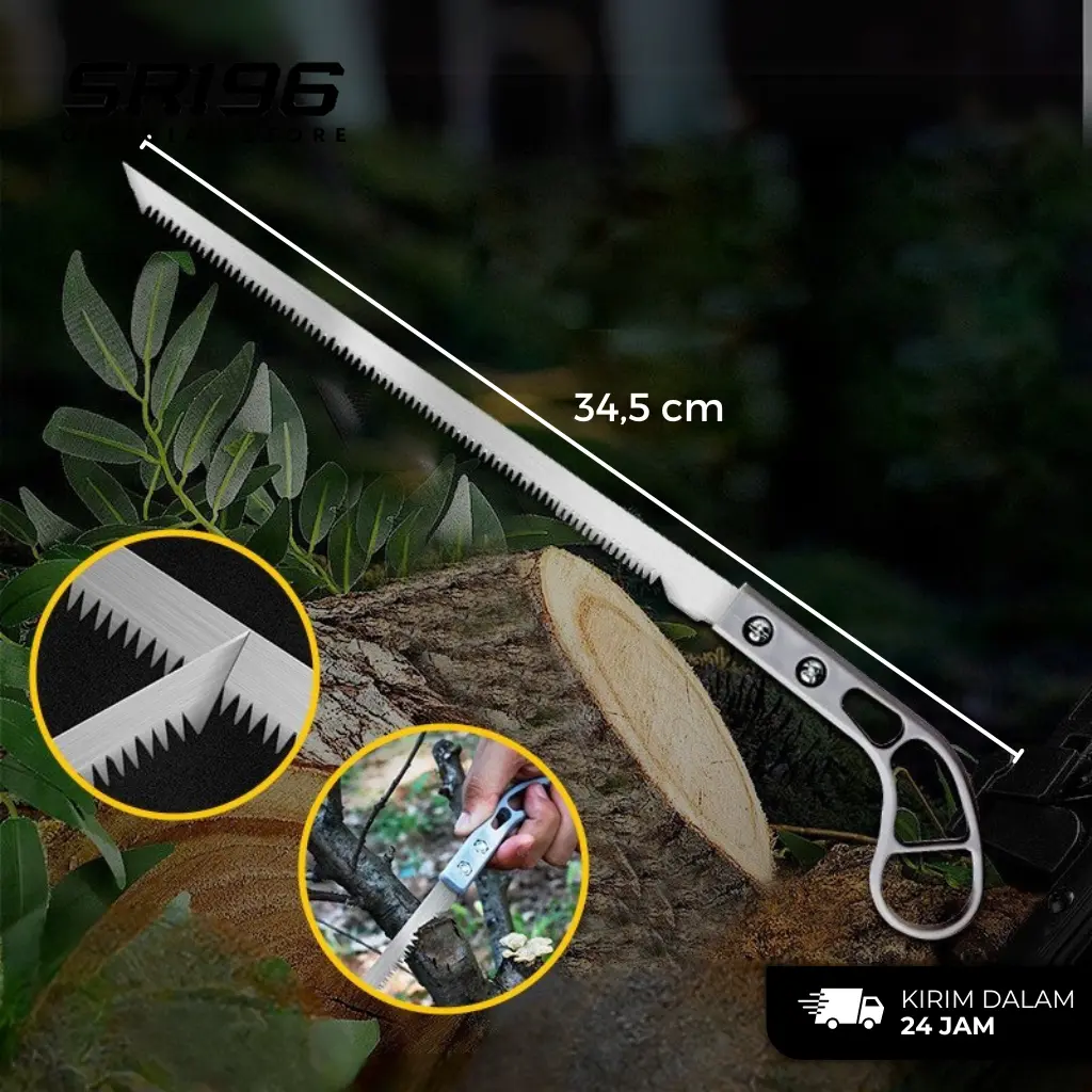 Gergaji Mini Portable Saw Gergaji Genggam Tangan Pemotong Kayu Tajam
