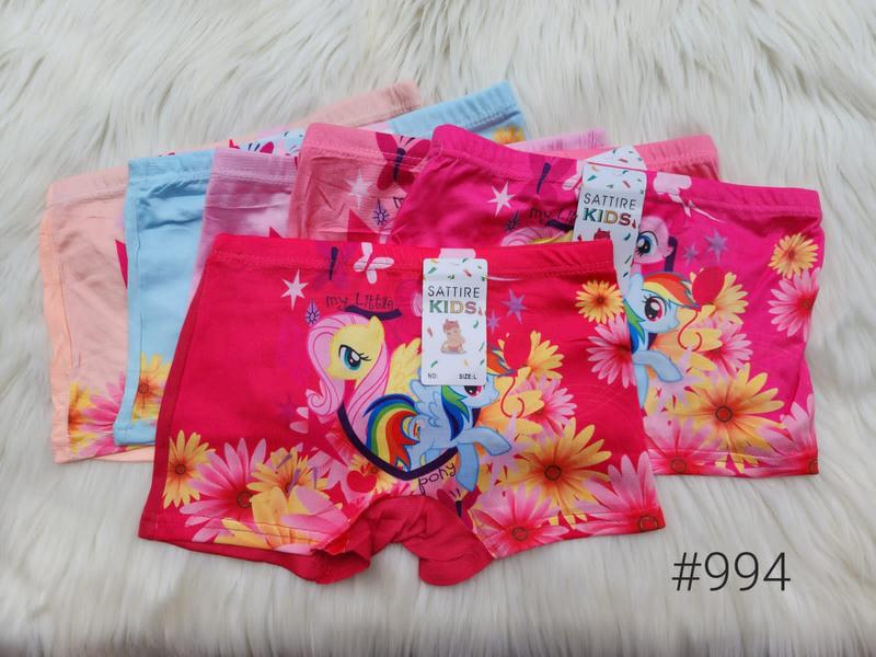 LUSINAN | Celana Dalam BOXER anak Perempuan SATTIRE KIDS Motif PONY / HELLO KITTY |CD Dalaman BALITA / SHORT anak Cewek|18 BULAN - 8 TAHUN 2