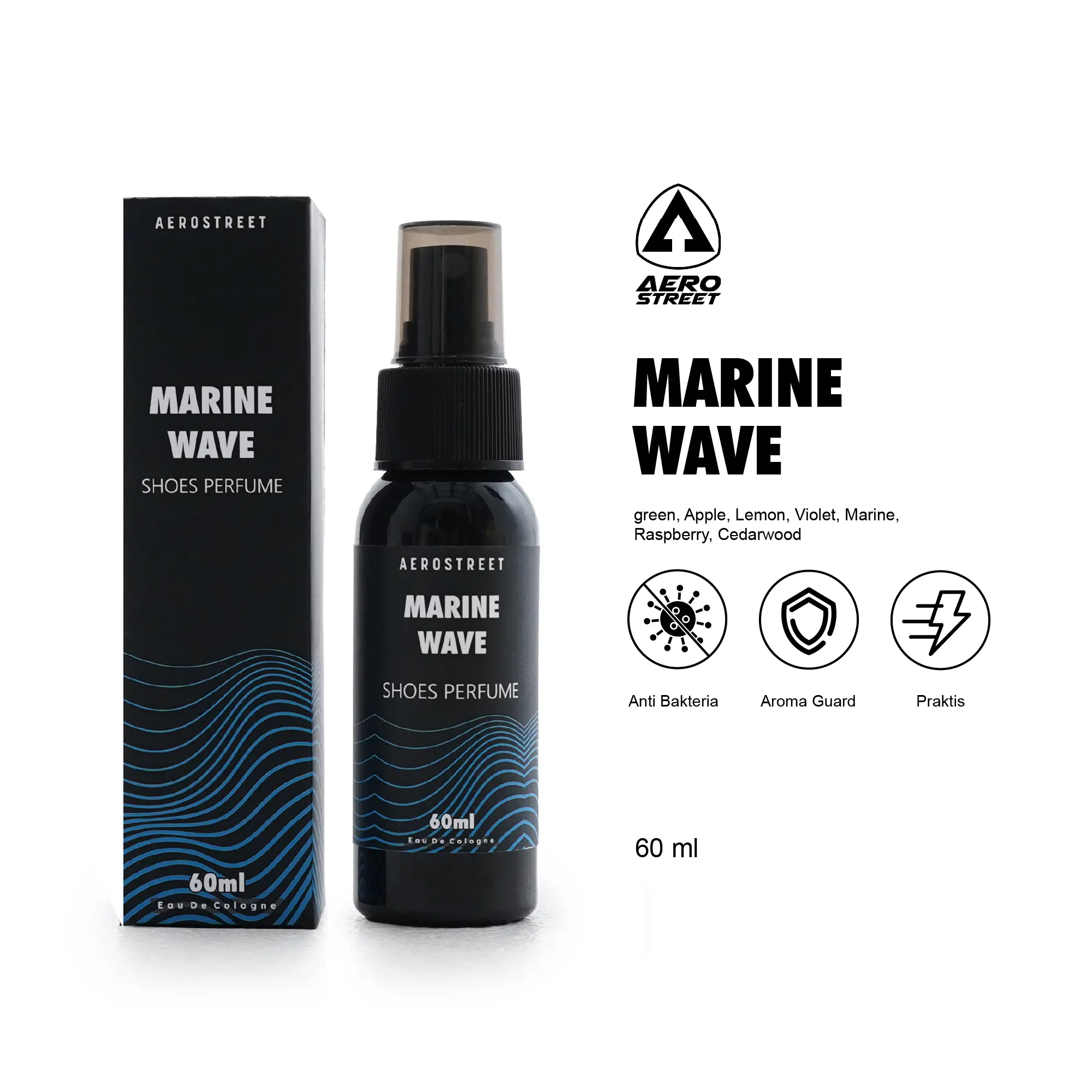 Aerostreet Shoes Parfume Marine Wave - Parfum Sepatu PFD01