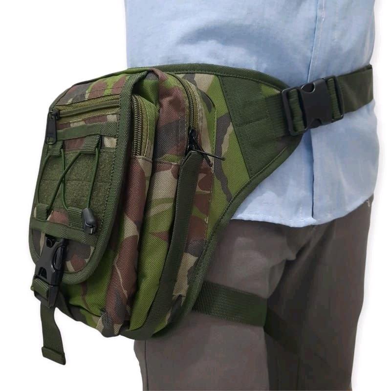 Tas Paha Tactical Tas Pinggang Pria Army Selempang 8
