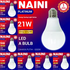 Lampu Garansi Platinum LED Bulb 5w 7w 9w 12w 15w 18w 21w 25w Bohlam LED Cool White E27 Garansi 1 Tahun SNI lampu  led bola  lampu rumah lampu  led  5  watt